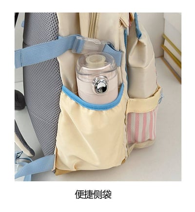 奶萌學院風雙肩包 附牛奶盒造型筆袋11