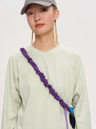 多功能百搭韓系皺皺掛繩肩帶 通用斜背包帶 替換肩背配件3