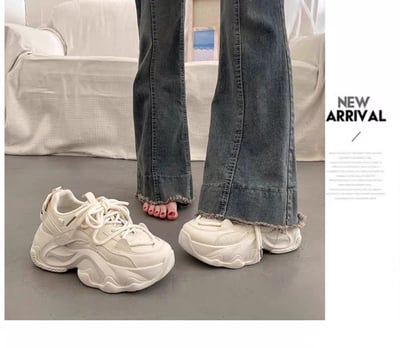 7.5cm直接給你拉長腿 厚底老爹鞋5