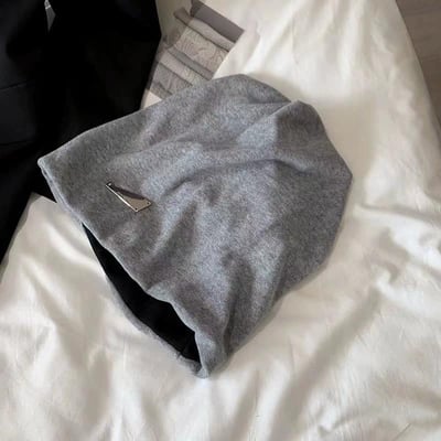 時髦寬版慵懶風堆堆帽4