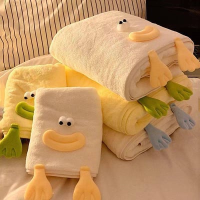 大嘴巴陪你洗澡的毛巾組合3