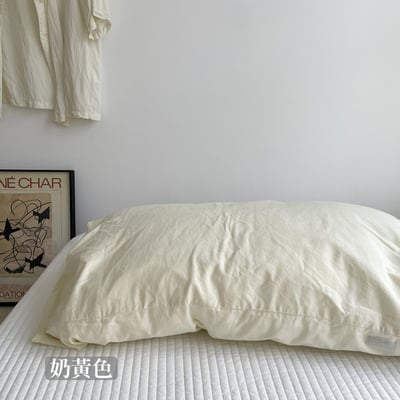 韓系ins風全棉水洗枕套10