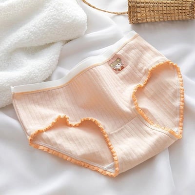 大頭貼舒適腰圍中大女童三角內褲組5