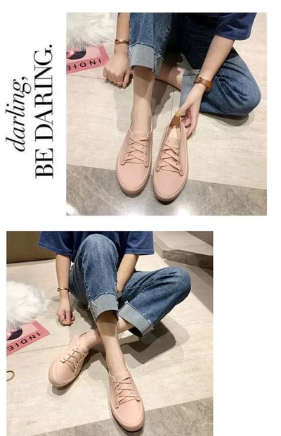 日本狂賣  下雨天也能穿  不怕下雨天的小白鞋雨鞋  現貨粉色4