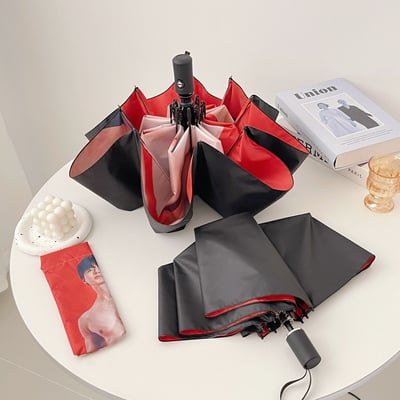 韓星肌肉遮陽閨蜜禮物遮陽傘雨傘2