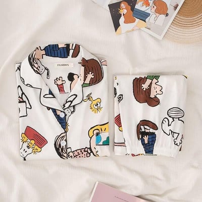 春秋可愛長壽狗狗日系睡衣2