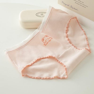 小熊舒適腰圍中大女童三角內褲組5