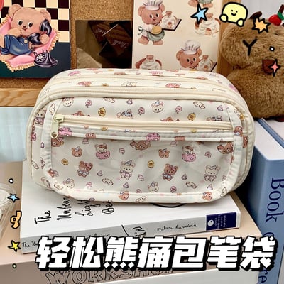 多款卡通痛包筆袋 INS風大容量高顏值文具收納袋9