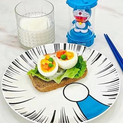 原創趣味伸出圓手點心水果盤1