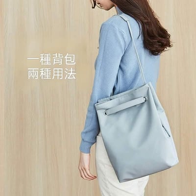 簡約百搭大容量防震防潑水電腦包17