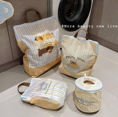 可愛加厚防變形手提洗衣網袋 4件入8