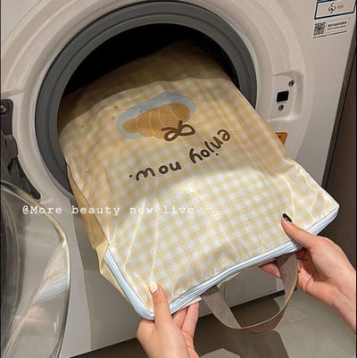 可愛加厚防變形手提洗衣網袋 4件入2