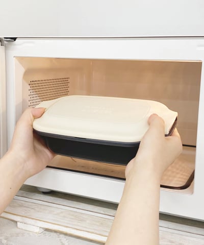 日本3coins限定 KITINTO 一台六用 微波爐多功能料理盒3