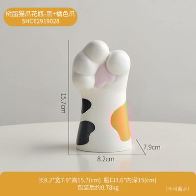 創意可愛貓爪小花瓶6