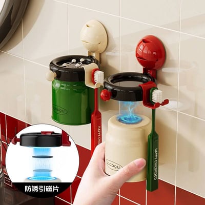 摩登球球磁吸杯 懸掛式多功能漱口杯3