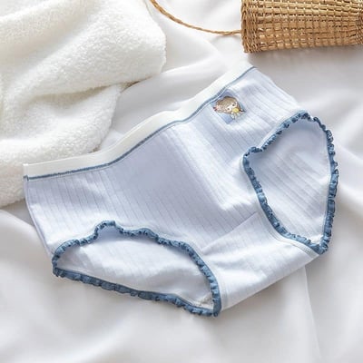 大頭貼舒適腰圍中大女童三角內褲組6