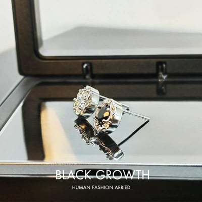 男款高級感純銀氣質耳環組6