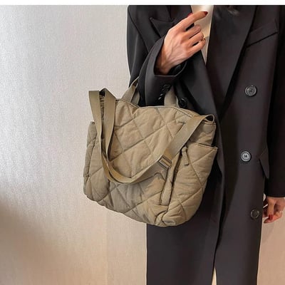 時尚通勤斜挎手提托特包7