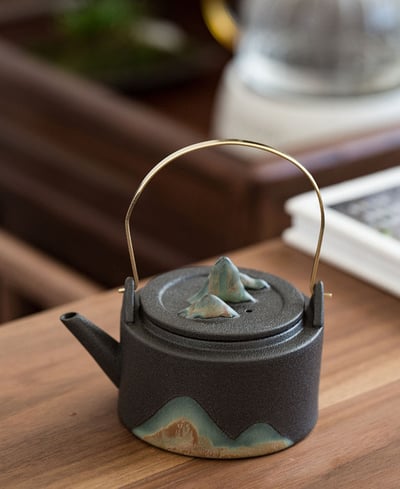 日式遠山精緻提梁壺禮品茶具套裝6