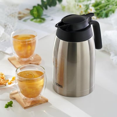 日本 THERMOS膳魔師 不鏽鋼真空保溫壺 1.5L (銀色/棕色/黑色)9