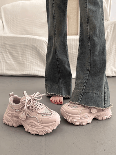 8cm直接給你拉長腿 厚底老爹鞋8