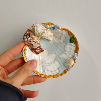 療癒系貝殼首飾盤 DIY 套裝3