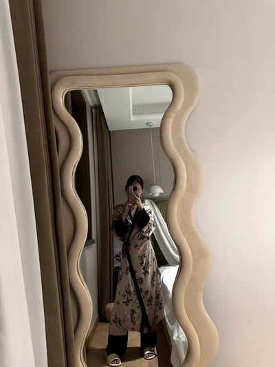 新中式雅緻水墨睡衣 黑邊襯色長袖家居套裝5