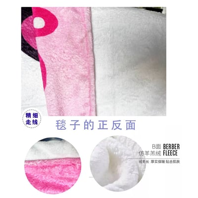 專屬你的療癒毯 寵物人物專屬圖像訂製毯單圖款7