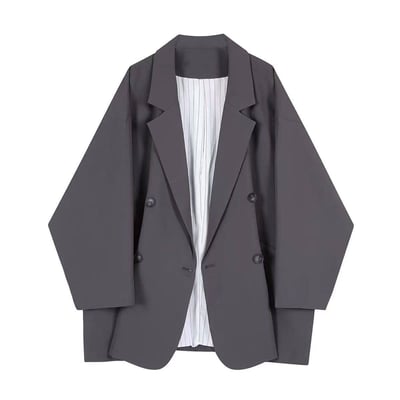 我有加大尺碼 韓版超值寬鬆有型西裝外套1