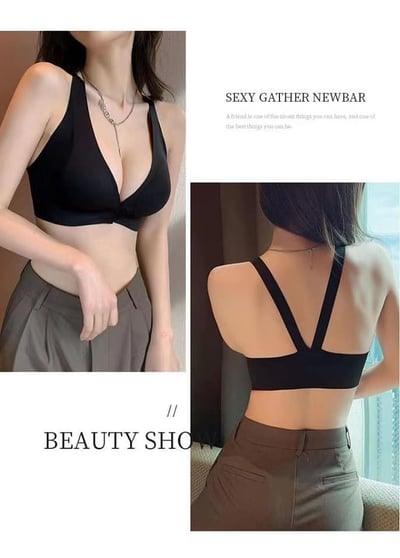 冰絲超舒適無痕美背前扣式內衣10