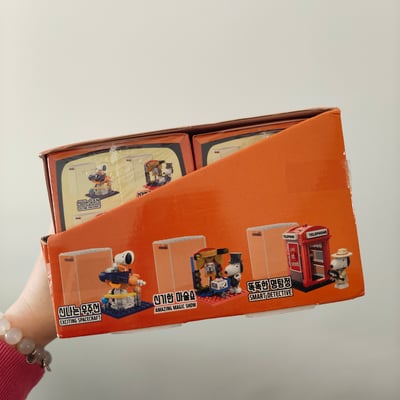 Snoopy積木盲盒6入3