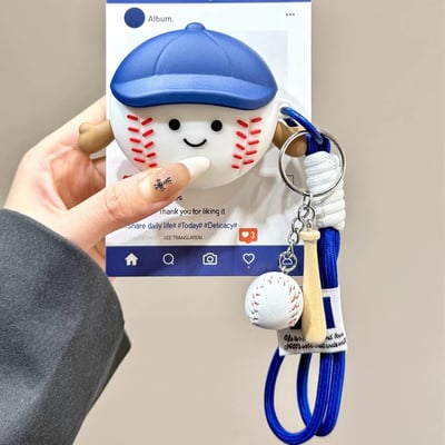 棒球小子 可愛棒球網球AirPods保護殼6