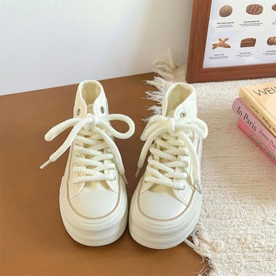 百搭多巴胺高筒帆布鞋15