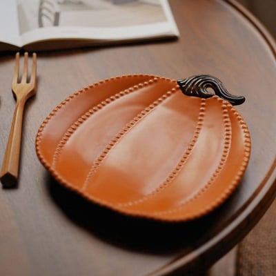 日式南瓜餐具系列  創意南瓜盤   燉盅4