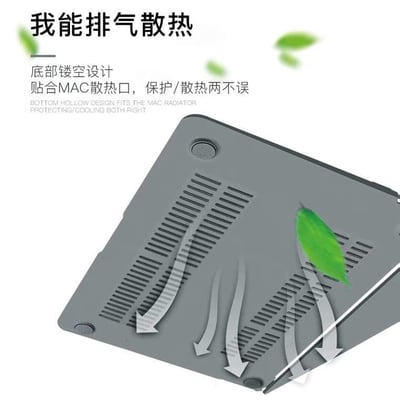 蘋果電腦MacBook流沙灰保護殼5
