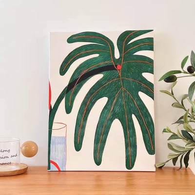多款北歐小清新綠植裝飾畫1