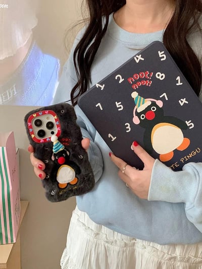 Pingu 企鵝家族生日企鵝iPad平板保護套2