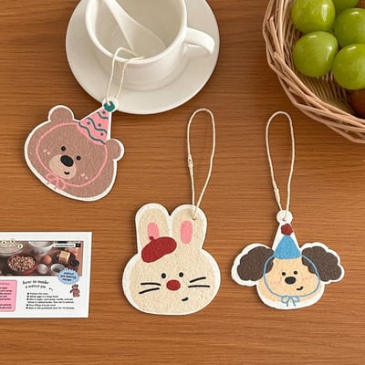 卡通可愛木漿綿洗碗海綿組8入 299專屬免運優惠商品5