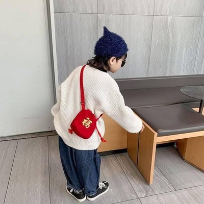 紅色福包裝紅包小包包4個2