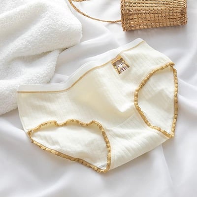 大頭貼舒適腰圍中大女童三角內褲組8