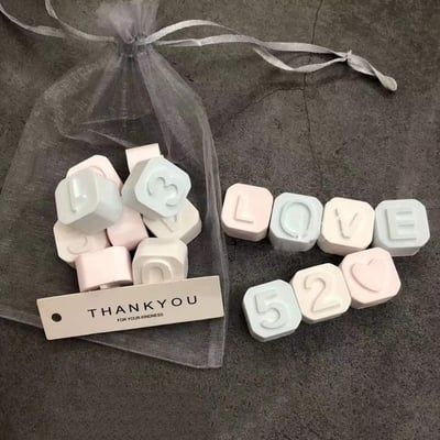 衣櫃擴香英文字母香薰石1