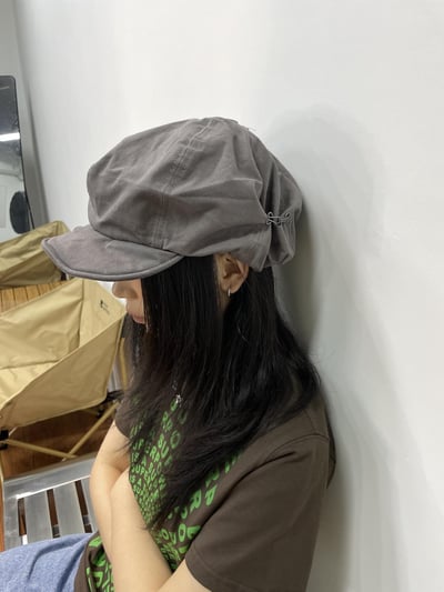 日系文藝八角帽顯臉小雲朵貝雷帽3