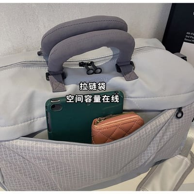 漫旅時光  雙拼色大容量乾濕分離 運動健身旅行包（4色可選）3