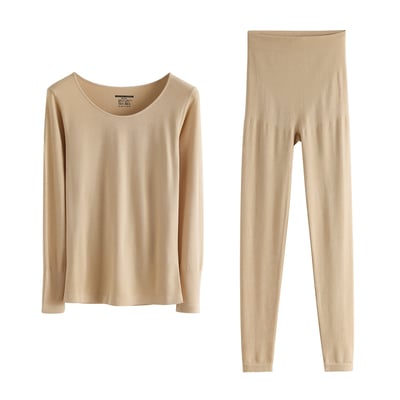 輕盈保暖羊毛混紡保暖內衣套裝13