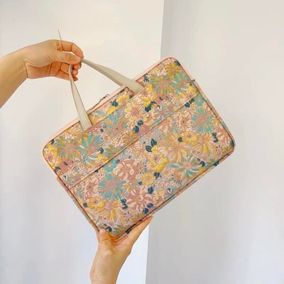 神秘花園 提花刺繡多功能旅行電腦包4