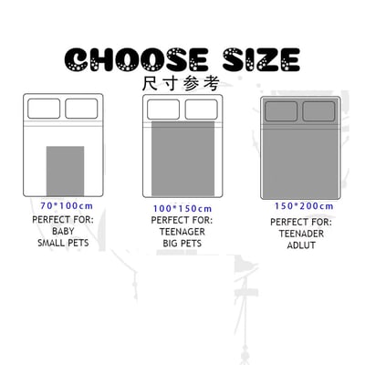 專屬你的療癒毯 寵物人物專屬圖像訂製毯多圖款9