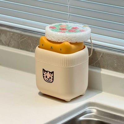 小貓按壓式洗碗液清潔劑取液器2