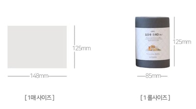 拋棄式迷你捲筒洗碗巾菜瓜布 60片(捲)6