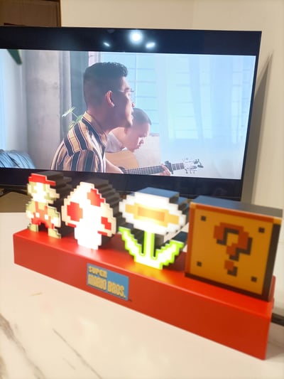 經典馬里歐桌面節奏聲控燈  現貨免運4