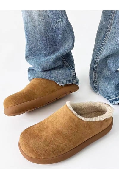 大頭平底勃肯風舒適男款穆勒鞋6